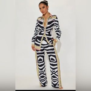 Multi Color Pant Set